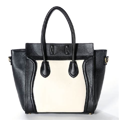 celine inspired bag leather
